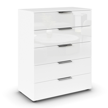 Komoda FLIPP 5 biela 1
