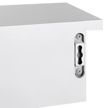 Nástenný regál FLOA biela 6