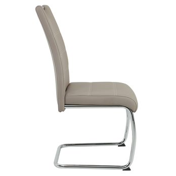 Jedálenská stolička FLORA S krémová, syntetická koža 2