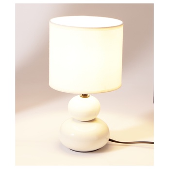 Stolná lampa FLORA krémová 1
