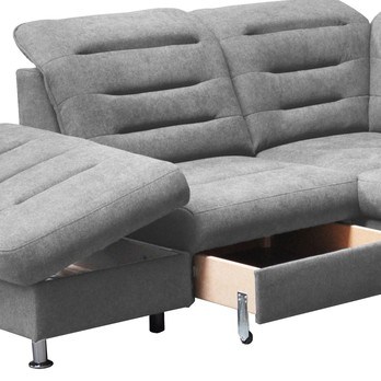 Sedacia súprava FLORENCIA pravá, svetlosivá 3