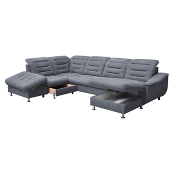 Sedacia súprava FLORENCIA pravá, sivostrieborná 2