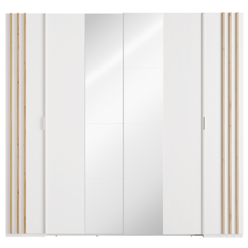 Šatníková skriňa FLORENCJA alpská biela 4