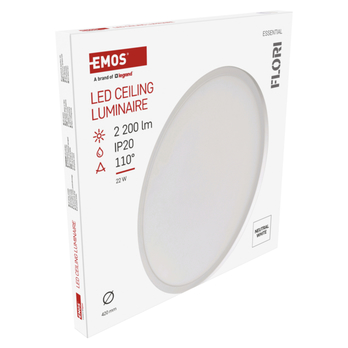 Stropné LED svietidlo FLORI biela, priemer 42 cm 22