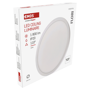 Stropné LED svietidlo FLORI biela, priemer 30 cm 22