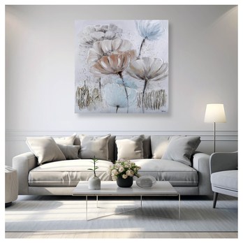 Obraz FLOWER II 100x100 cm, viacfarebná 1