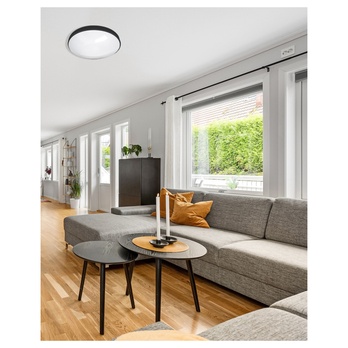 Stropné svietidlo  FLUME čierna, priemer 45 cm 1