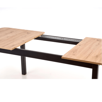 Jedálenský stôl FLURAOST dub artisan/čierna 5