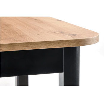 Jedálenský stôl FLURAOST dub artisan/čierna 6