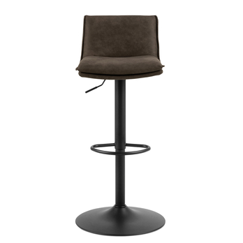 Barová stolička FLYNN sivá/čierna 2