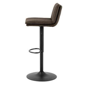 Barová stolička FLYNN sivá/čierna 3