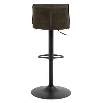 Barová stolička FLYNN sivá/čierna 5