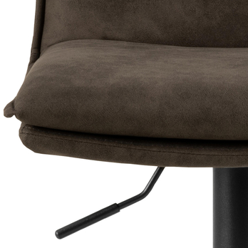 Barová stolička FLYNN sivá/čierna 7