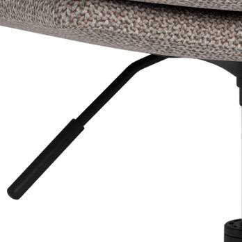 Kancelárska stolička FLYNN sivohnedá 6