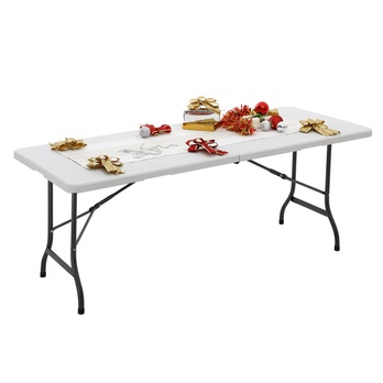 BBQ stôl FOLDE biela 2