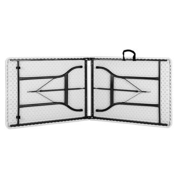 BBQ stôl FOLDE biela 5