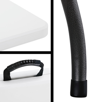 BBQ stôl FOLDE biela 10