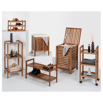 Polica na topánky FONDI akácia 4