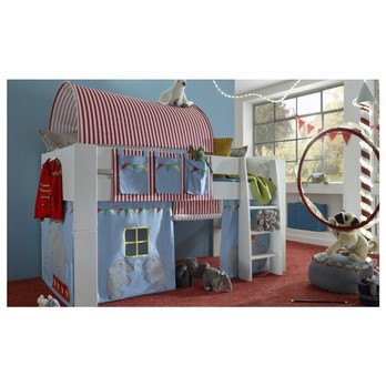 Textilný tunel FOR KIDS červenobiele prúžky 1