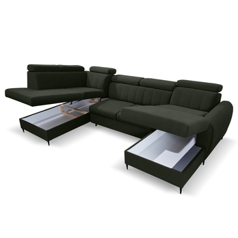 Sedacia súprava FORIO MAXI ľavá, tmavozelená 2