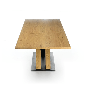 Jedálenský stôl FORTUNATO 3 dub zlatý/čierna 3