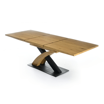 Jedálenský stôl FORTUNATO 3 dub zlatý/čierna 4