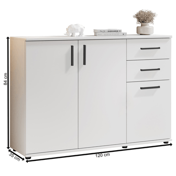 Komoda FORTY 2 biela 3