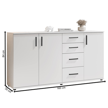 Komoda FORTY 3 biela 3