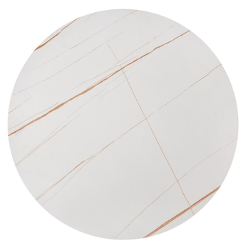 Sada konferenčných stolíkov FOTAMO biela/zlatá 4