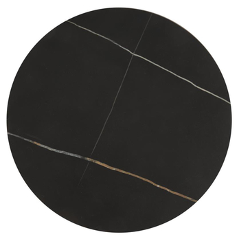 Sada konferenčných stolíkov FOTAMO čierna/zlatá 5