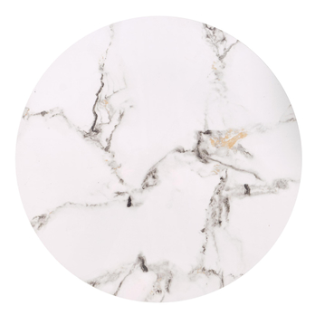 Konferenčný stolík FOTAMO biely mramor/čierna, set 2 ks 9