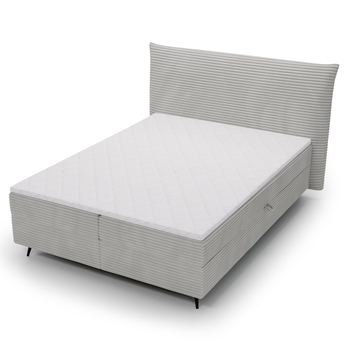 Posteľ s matracom FOXY NEW sivá, 140x200 cm 3