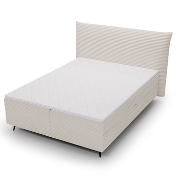 Posteľ s matracom FOXY NEW smotanová, 140x200 cm 2
