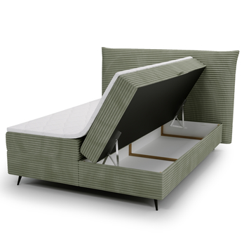 Posteľ s matracom FOXY NEW olivová, 140x200 cm 2