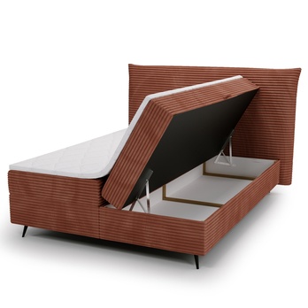 Posteľ s matracom FOXY NEW tehlová, 140x200 cm 2