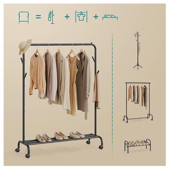 Stojan na šaty FRAME čierna 2