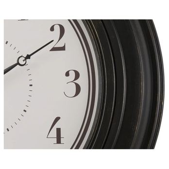 Nástenné hodiny FRANCESCA biela/čierna, ⌀ 51 cm 2