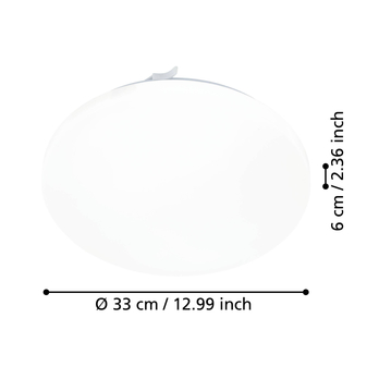 Stropné LED svietidlo FRANIA biela 2