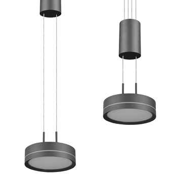 Závesné LED svietidlo FRANKLIN 4 antracitová 3