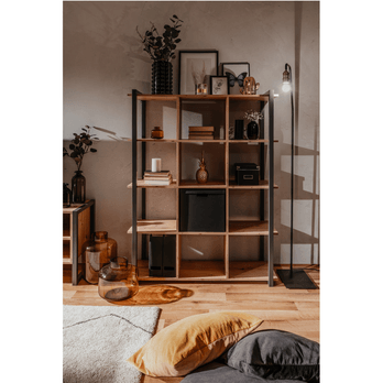Regál FREDDIE dub artisan/antracitová 1