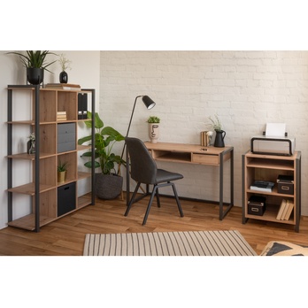 Regál FREDDIE dub artisan/antracitová 2