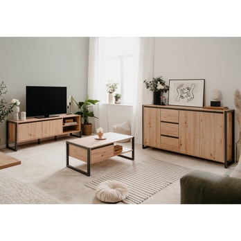 TV komoda FREDDIE dub artisan/antracitová 1