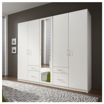 Šatníková skriňa FREDERICA biela 1