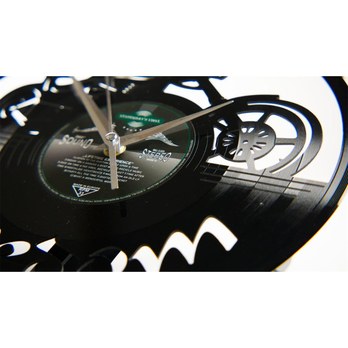 Vinylové nástenné hodiny FREEDOM MOTOR čierna, ⌀  30 cm 3