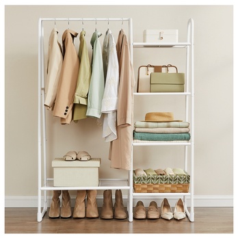 Stojan na šaty FREES biela 2