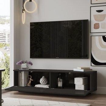 TV komoda FRENK 2 čierna 2