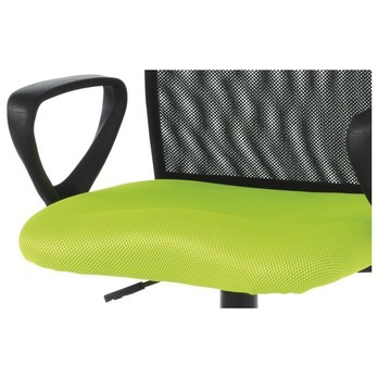 Kancelárska stolička FRESH zelená/čierna 6