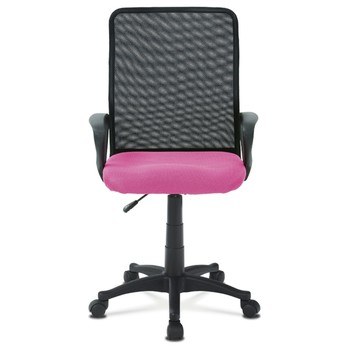 Kancelárska stolička FRESH ružová/čierna 1