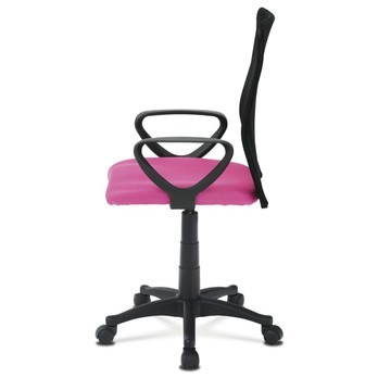 Kancelárska stolička FRESH ružová/čierna 2