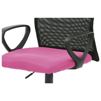 Kancelárska stolička FRESH ružová/čierna 6